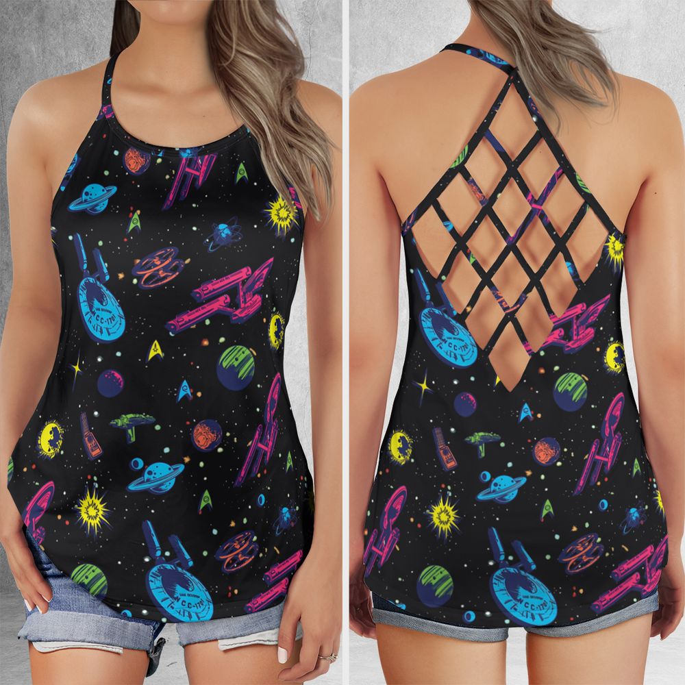 Criss Cross Tank Top - 9R41LGWG -  - 1