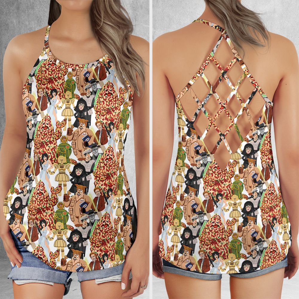 Criss Cross Tank Top - SJRCE34T -  - 1