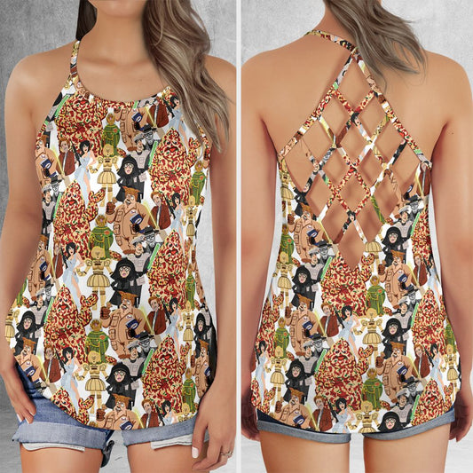 Criss Cross Tank Top - SJRCE34T -  - 1