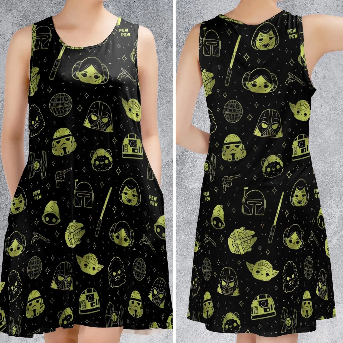 Sleeveless Dress - UEDJNRRT