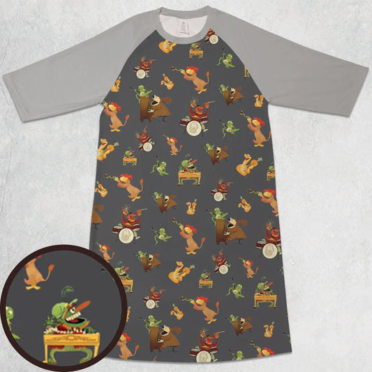 3/4 Sleeve Raglan Dress - 1B5SWMSF