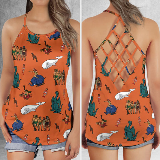 Criss Cross Tank Top - HJJNH5B7 -  - 1