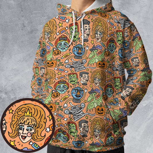 All-over Print Hoodie - EKM85NQ7 -  - 1