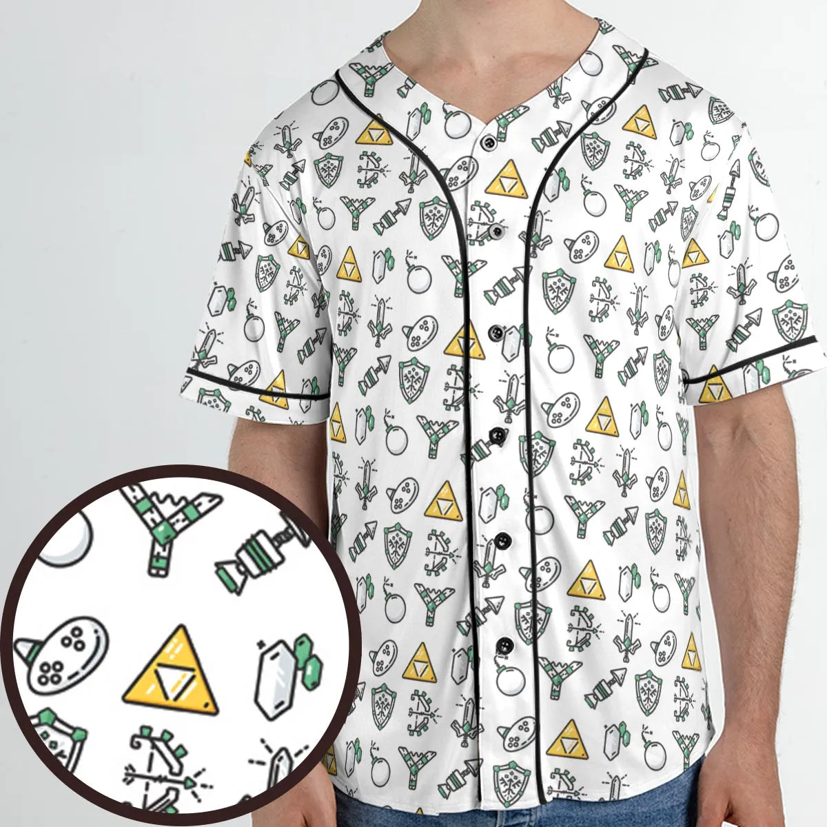 Unisex Baseball Jersey - QS56ARJ7