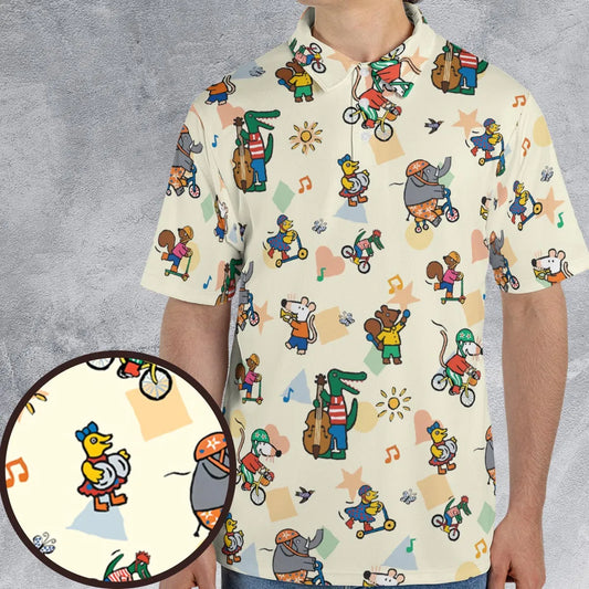 AOP Men/Women Polo Shirt - L6XBZPYZ