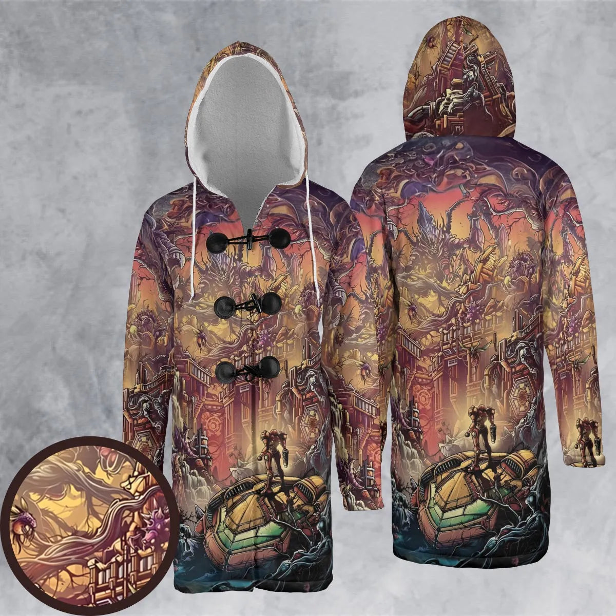 Hooded Cloak Coat - CR24WFEX