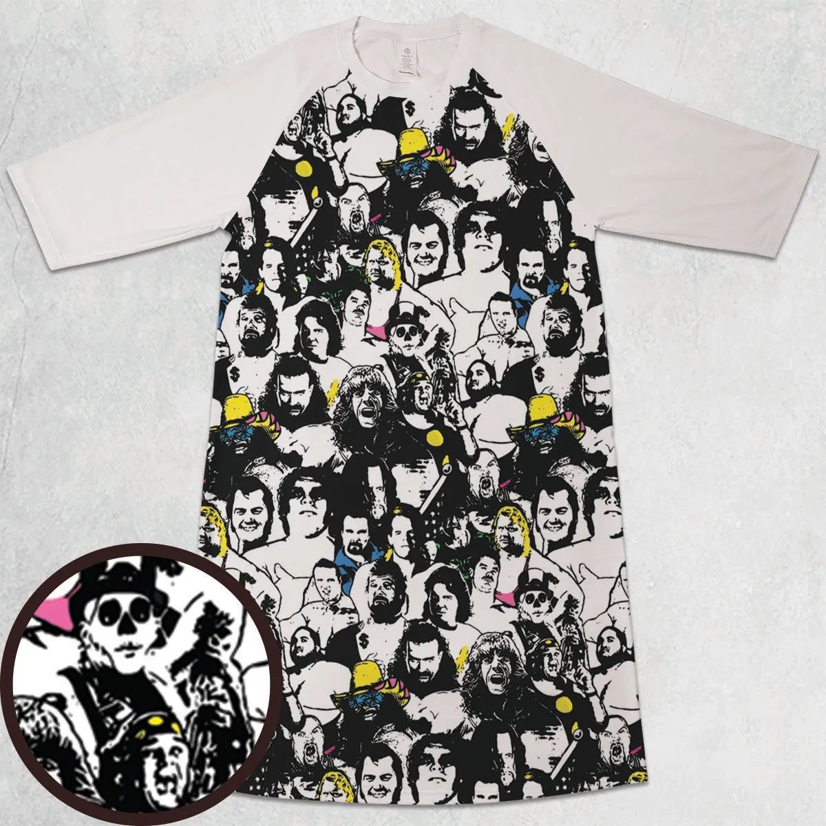 3/4 Sleeve Raglan Dress - QYW3YNMU