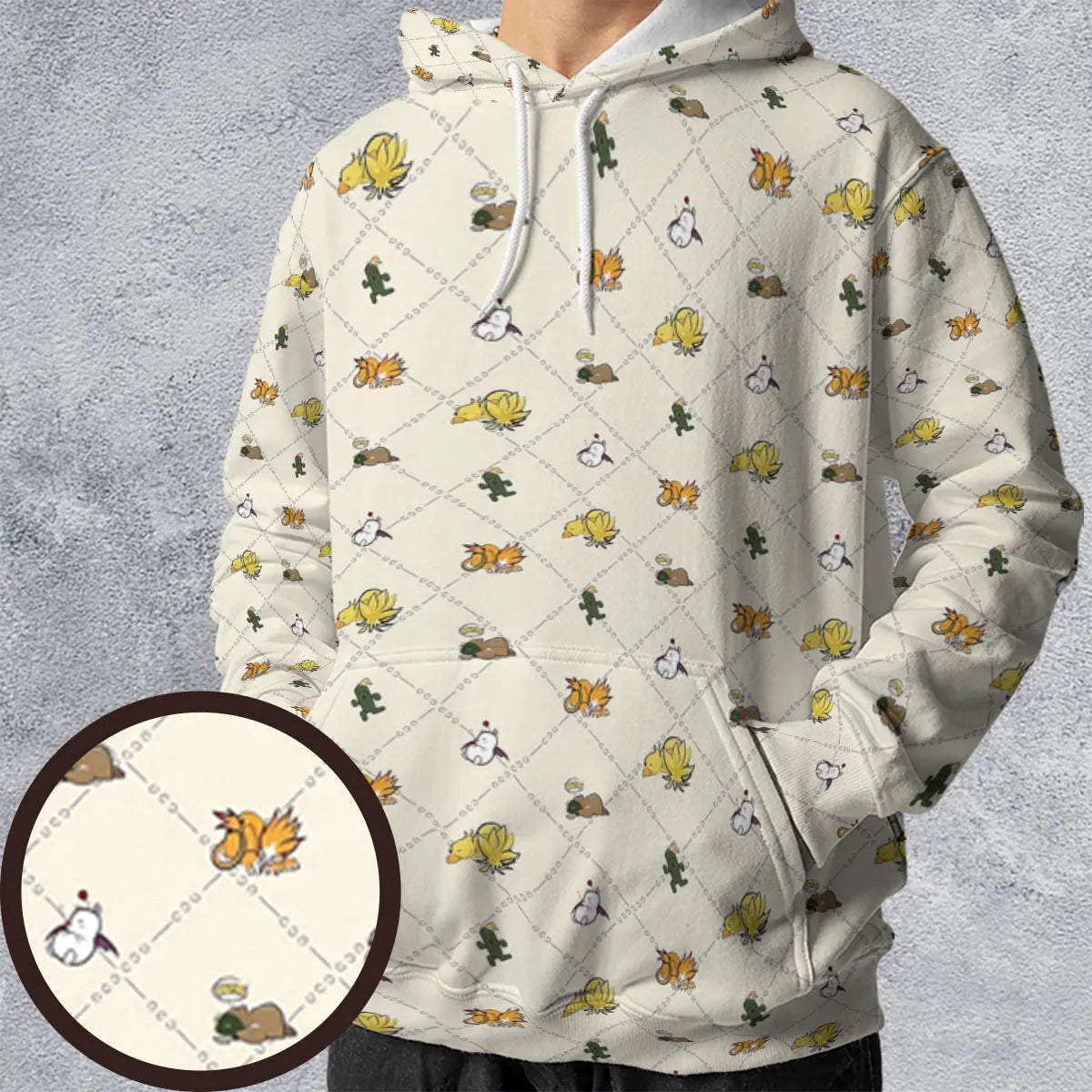 All-over Print Hoodie - MCQV88GG