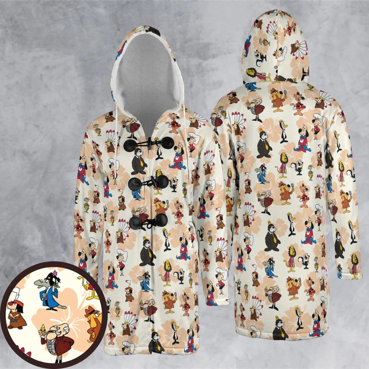 Hooded Cloak Coat - PS58KDGL