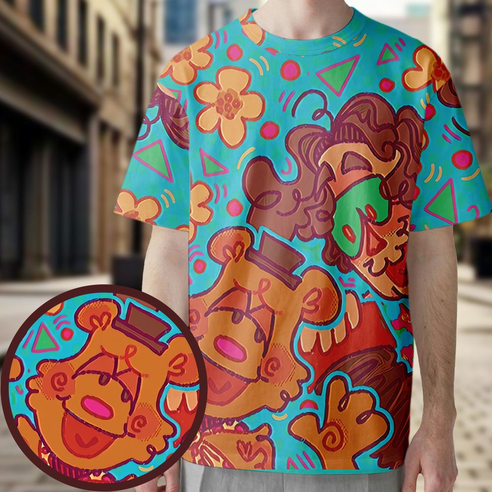 All-Over Print Unisex T-Shirt - 2NU6DJ97 -  - 1