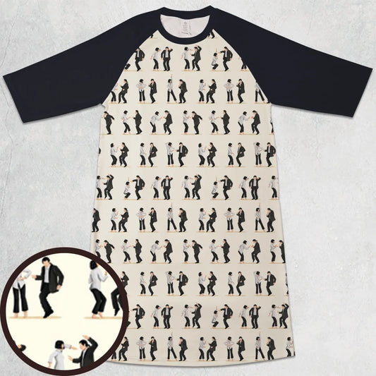 3/4 Sleeve Raglan Dress - AR8EFTEB
