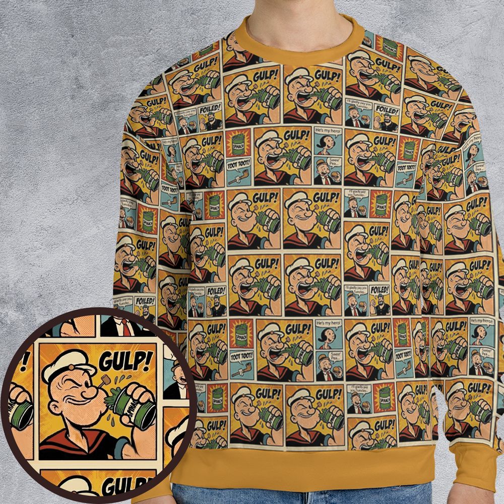 All-over Print Sweatshirt - CHE7DUG7 -  - 1
