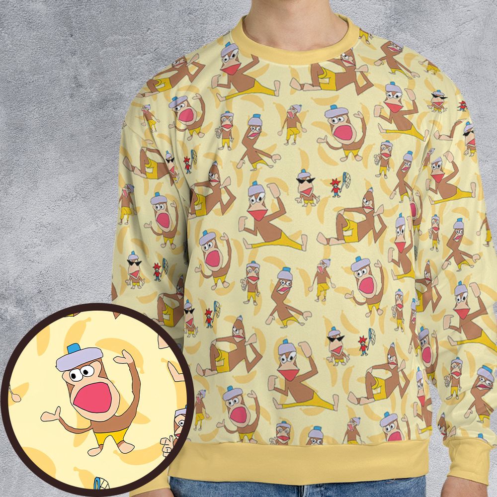 All-over Print Sweatshirt - P23E5MB4 -  - 1