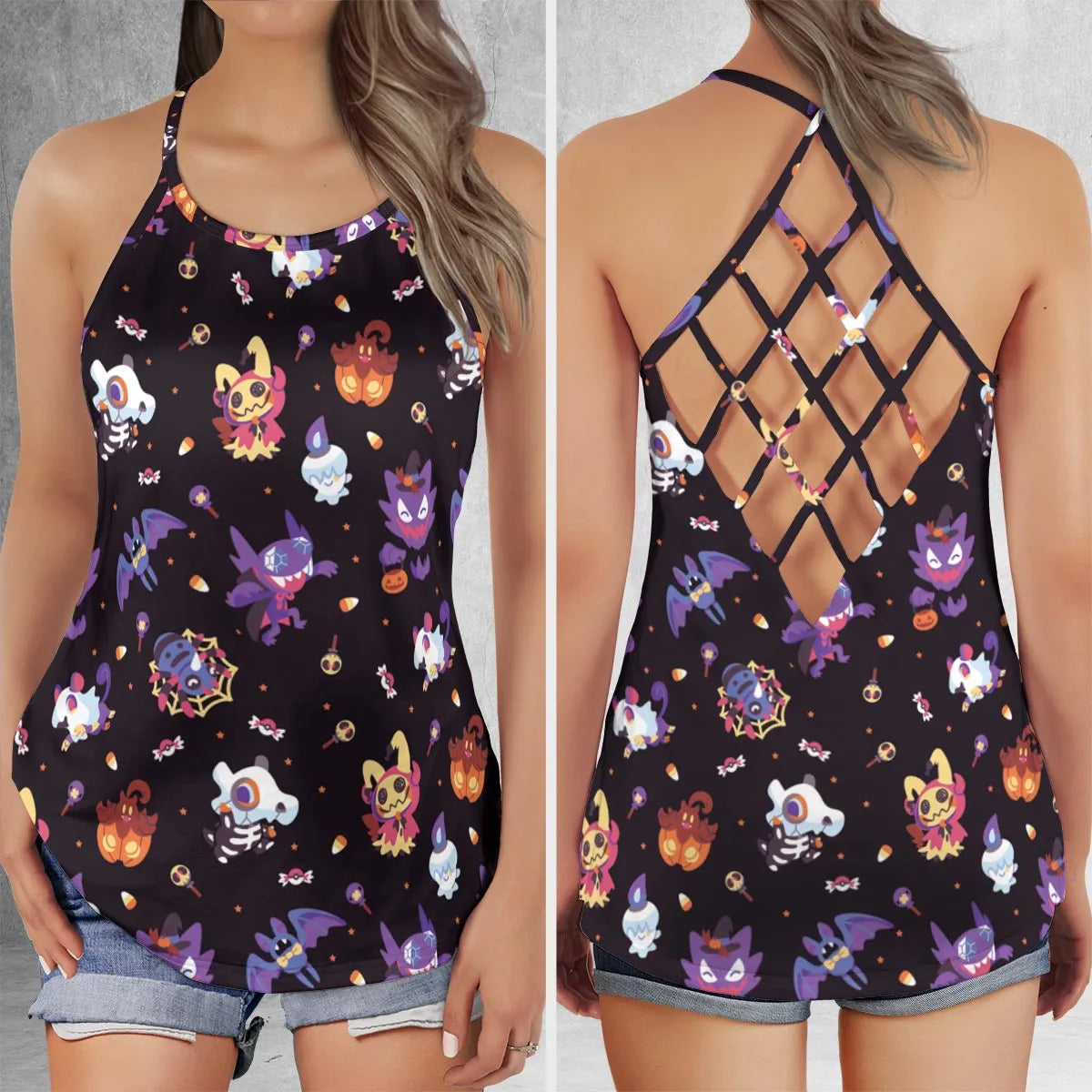 Criss Cross Tank Top - DGCA2KHY