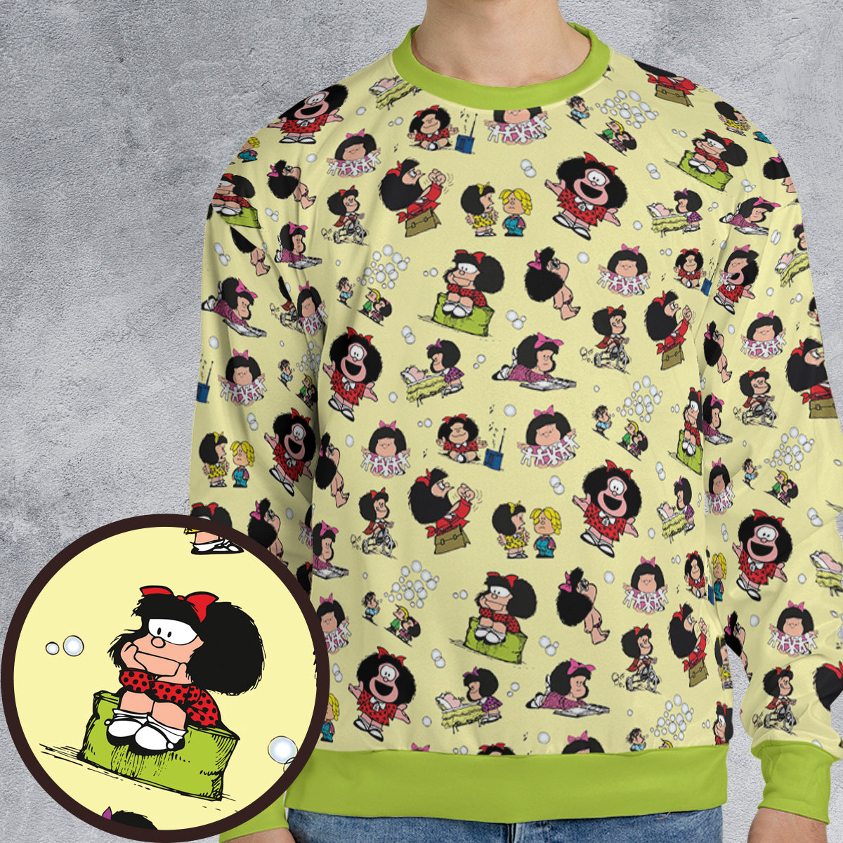 All-over Print Sweatshirt - 4LJMX8A1