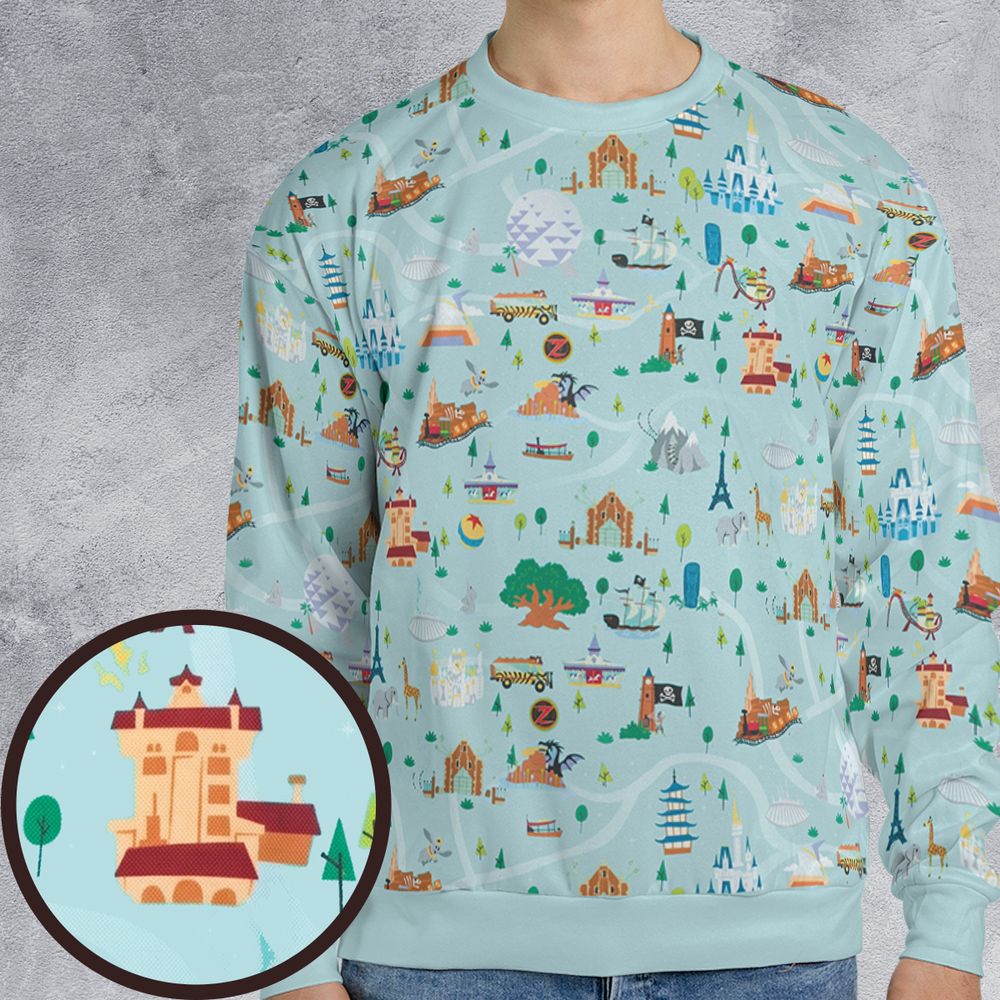 All-over Print Sweatshirt - CAX5MKVK -  - 1