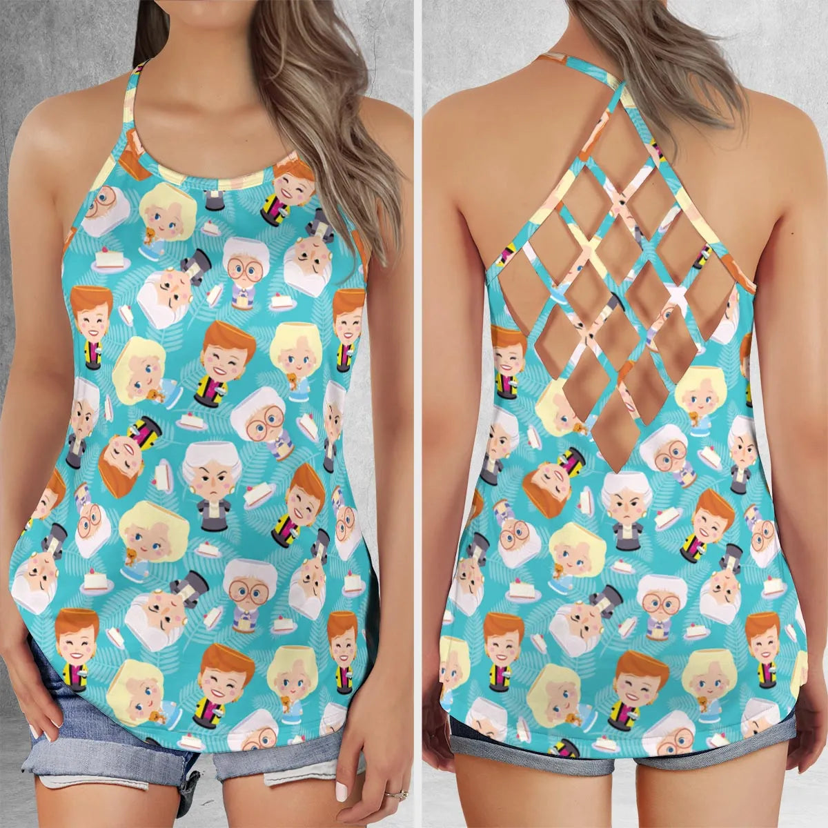 Criss Cross Tank Top - LNHTHA1P