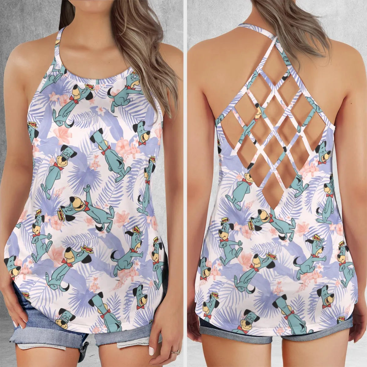 Criss Cross Tank Top - N7U8AKGT