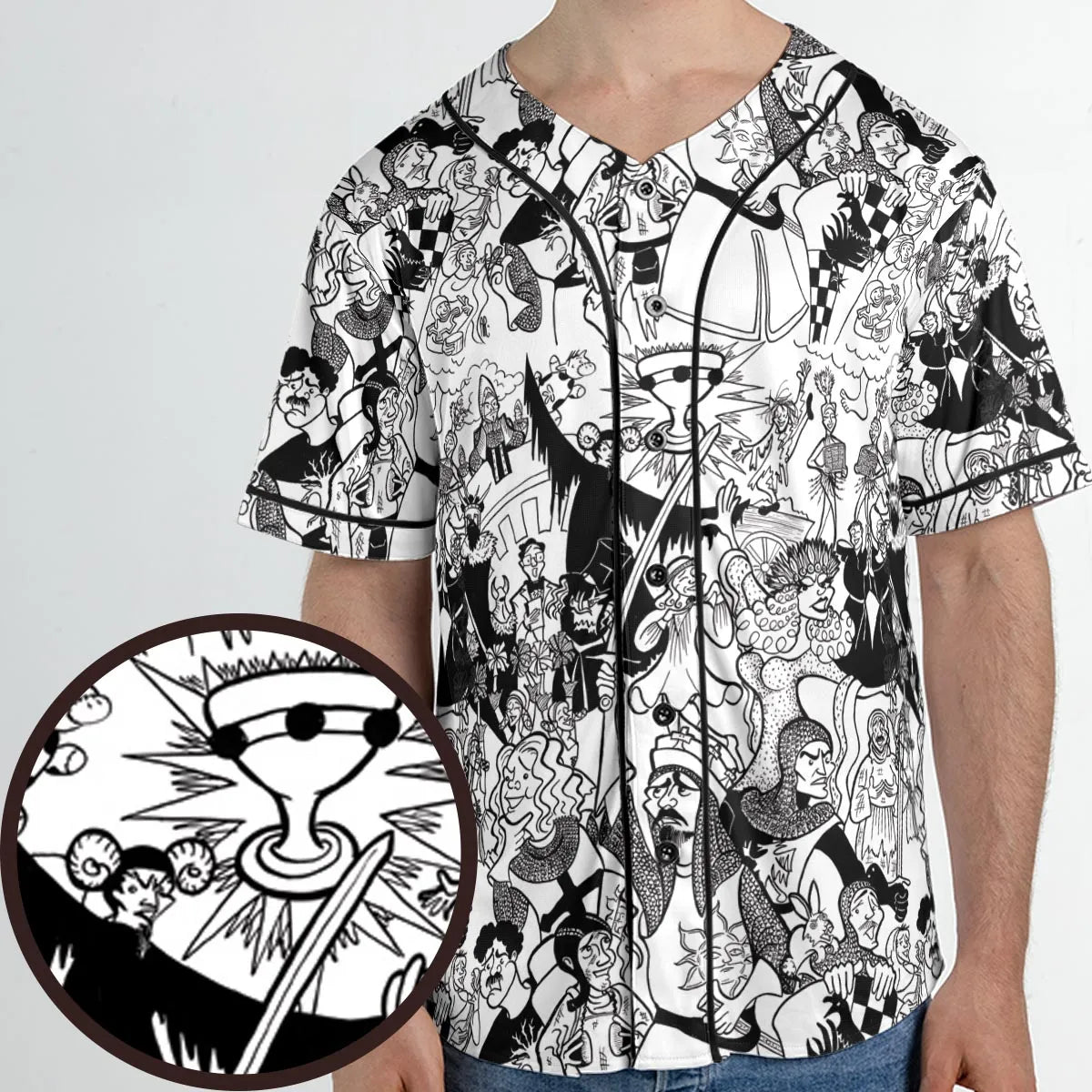 Unisex Baseball Jersey - CDJDN566