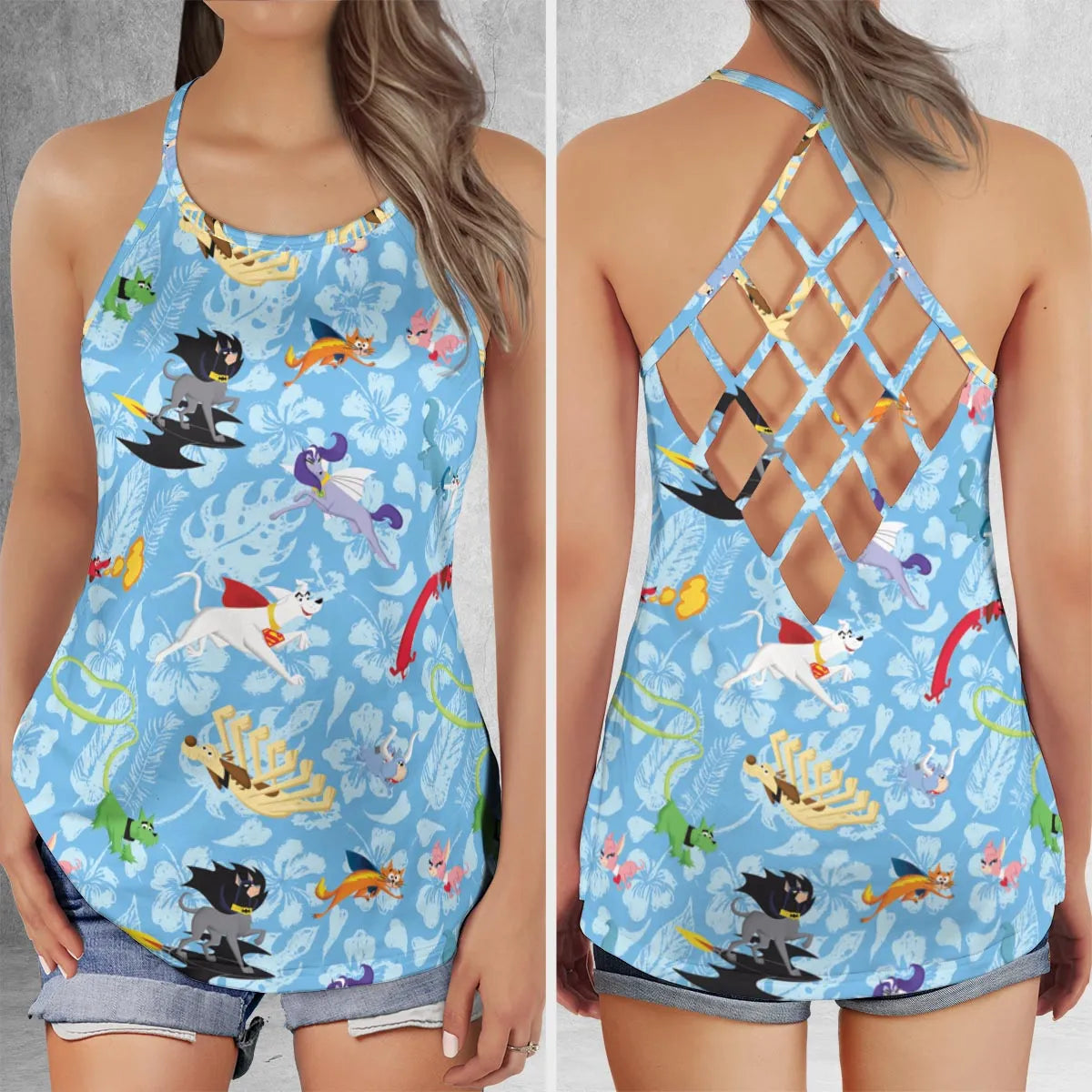 Criss Cross Tank Top - HZDPU99Q