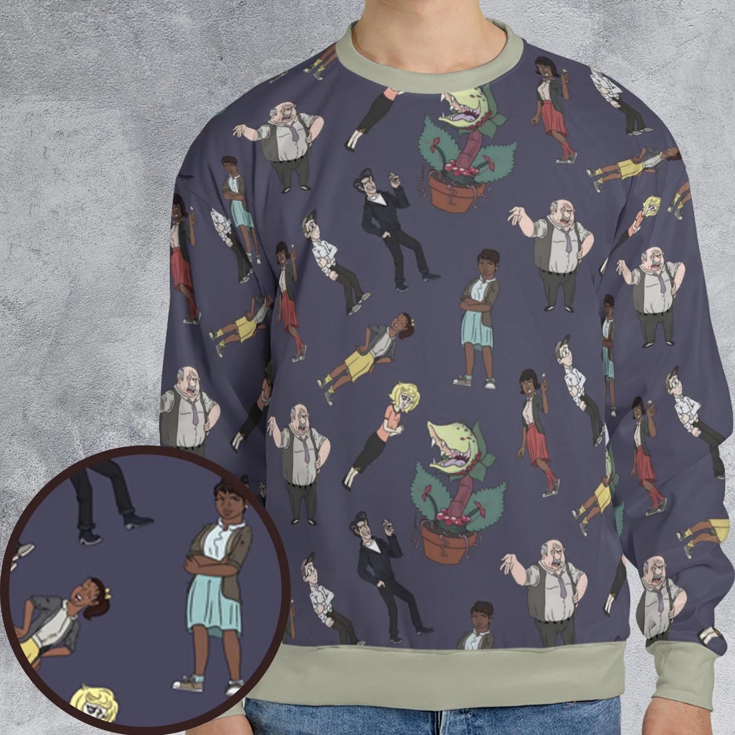 All-over Print Sweatshirt - 67FNSPR3