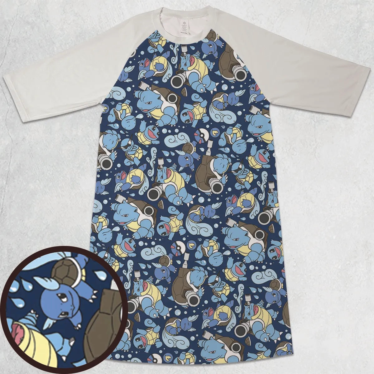 3/4 Sleeve Raglan Dress - PHFGT2WW
