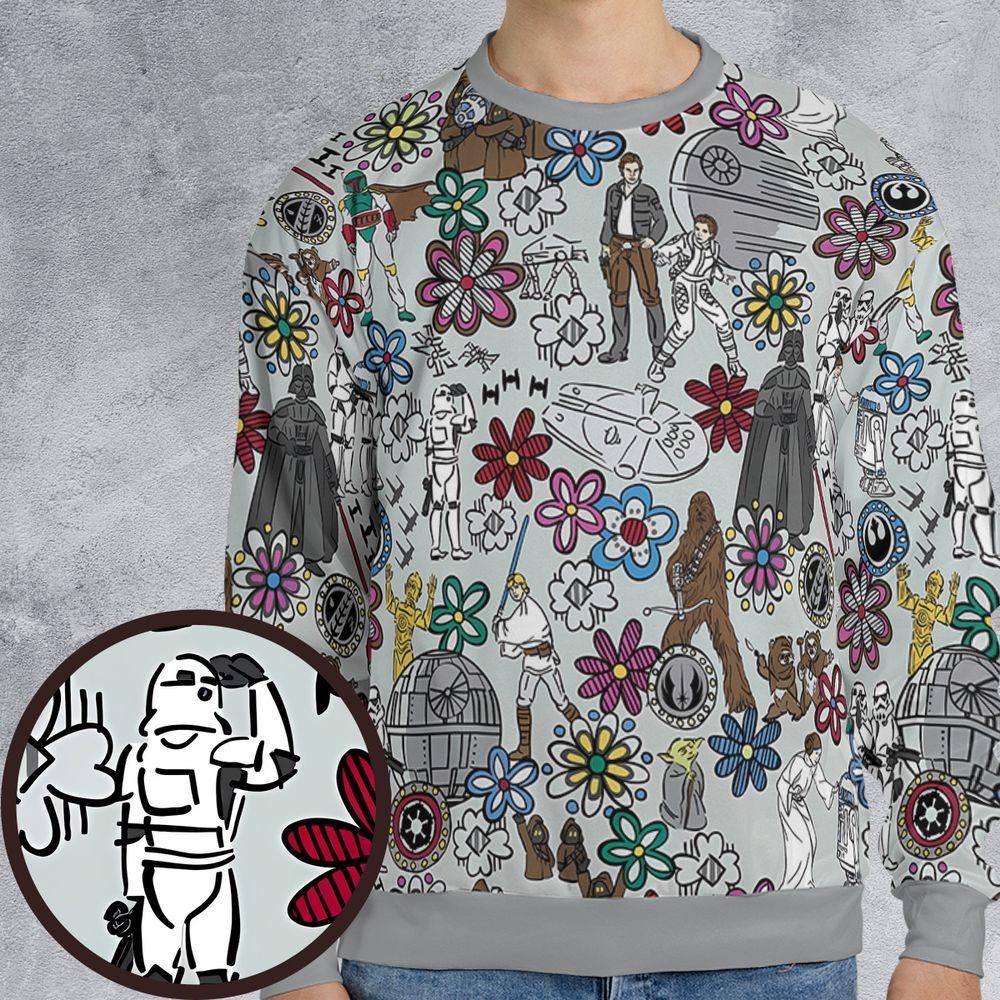 All-over Print Sweatshirt - NFBXMMUE -  - 1
