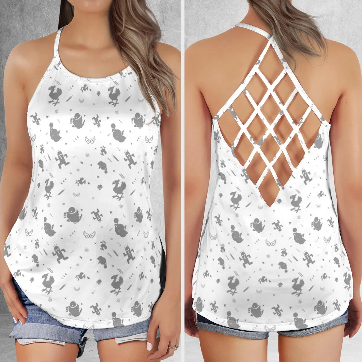 Criss Cross Tank Top - 39UKEQD3