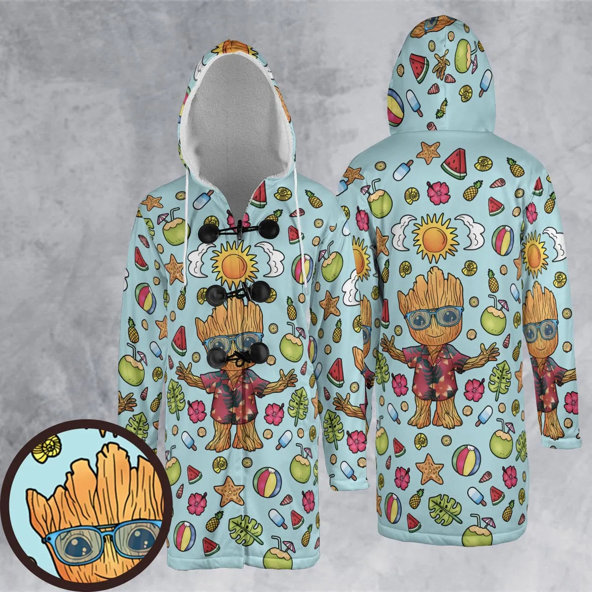 Hooded Cloak Coat - YBKKTQRU
