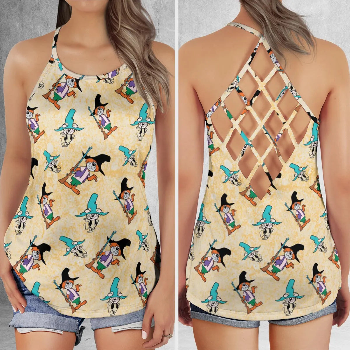 Criss Cross Tank Top - HRTLSRMD