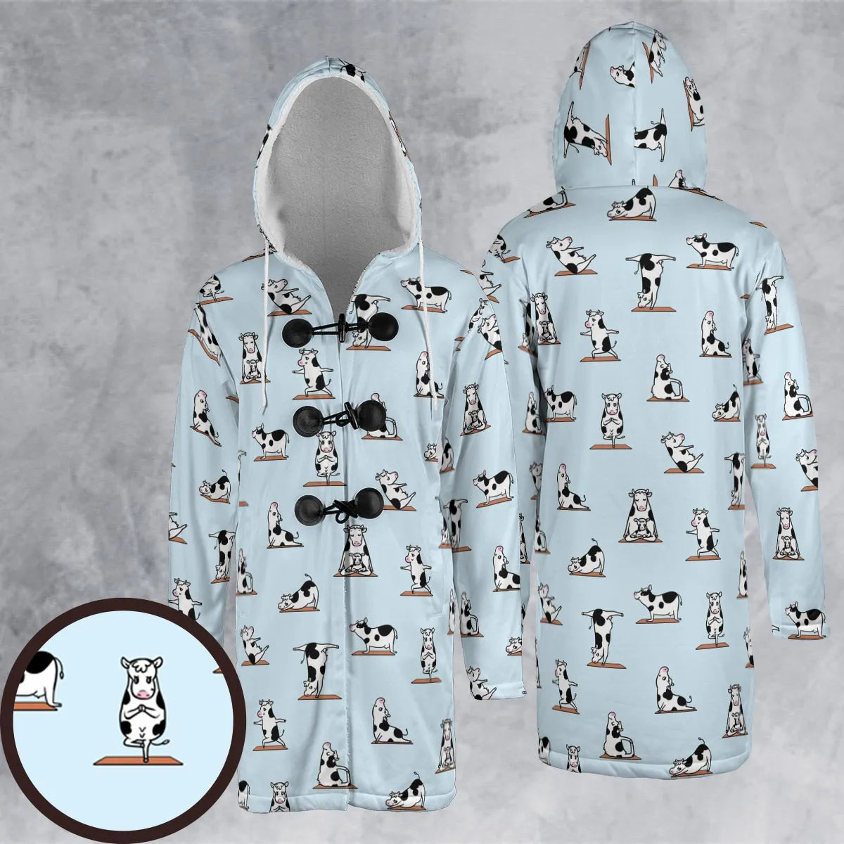 Hooded Cloak Coat - 2V17GSM6