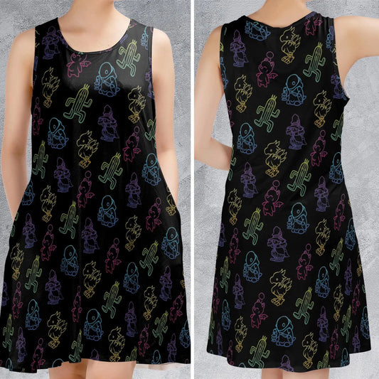 Sleeveless Dress - U9X2F6KP