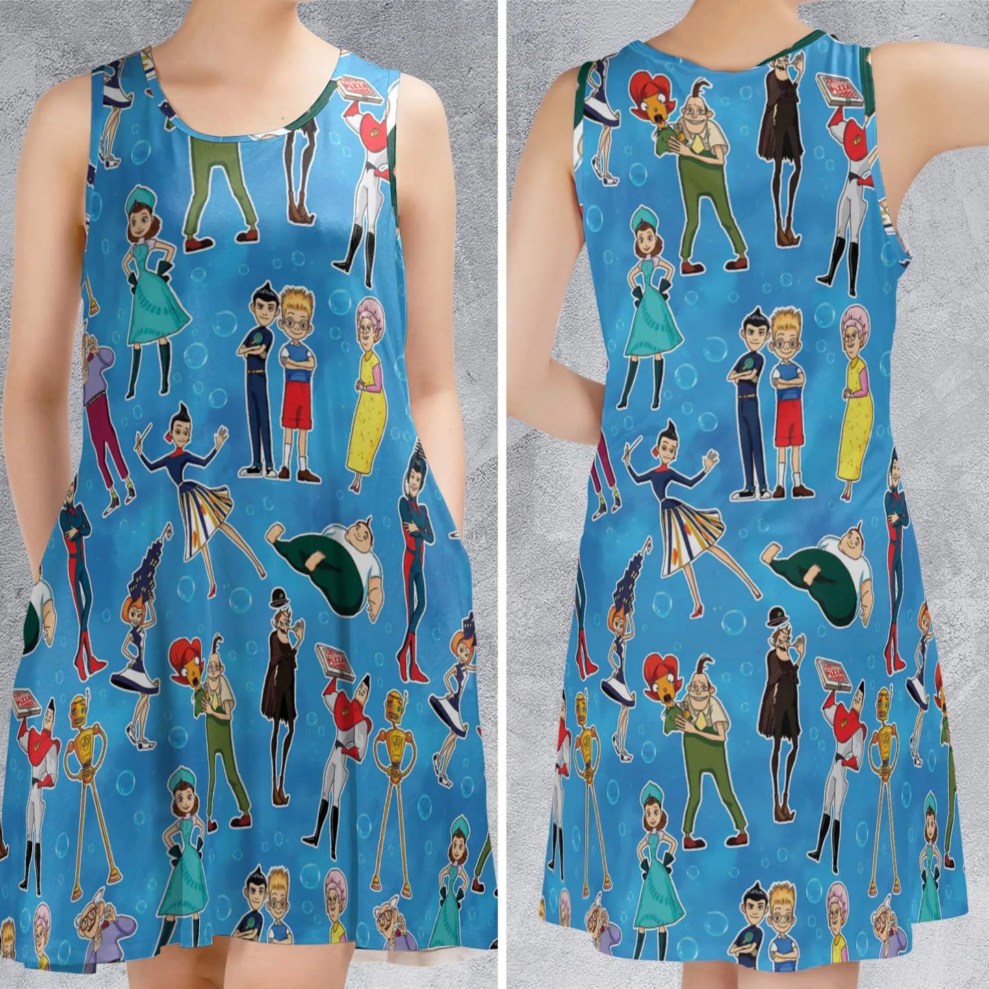 Sleeveless Dress - AKNMJPYB