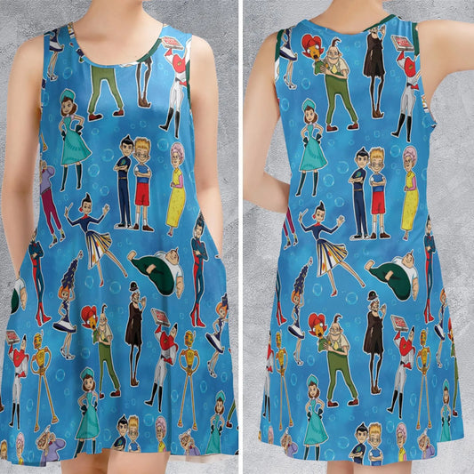 Sleeveless Dress - AKNMJPYB