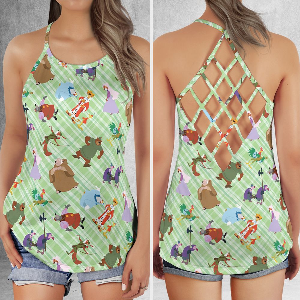 Criss Cross Tank Top - SB8M6Y3L -  - 1