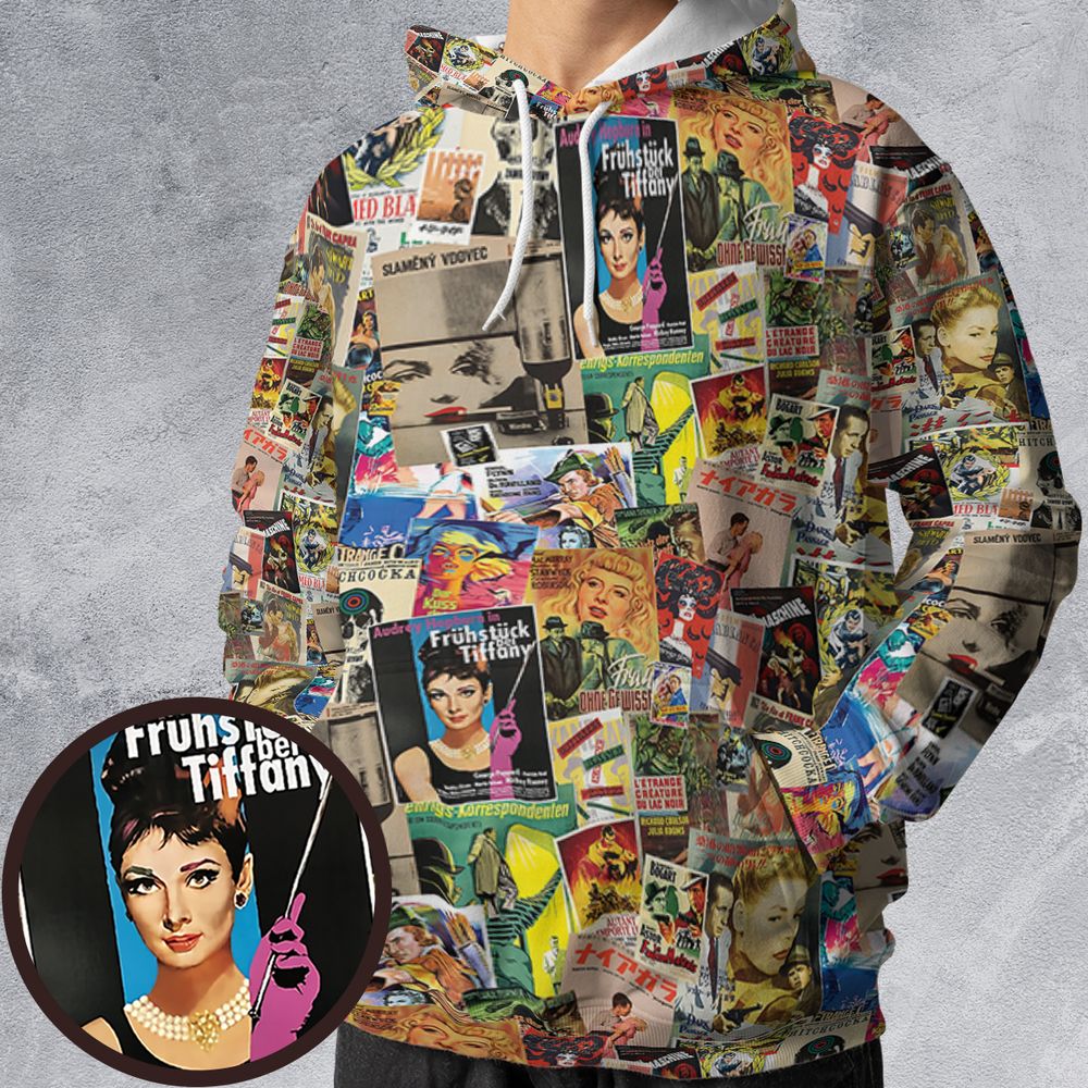 All-over Print Hoodie - KAXRHZ1U -  - 1