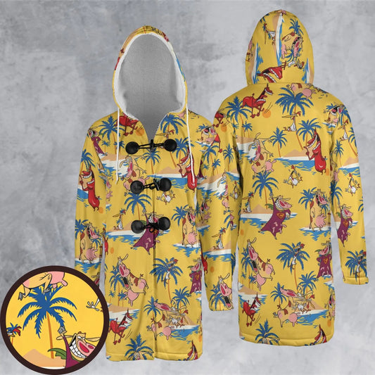 Hooded Cloak Coat - KGJDSUDJ