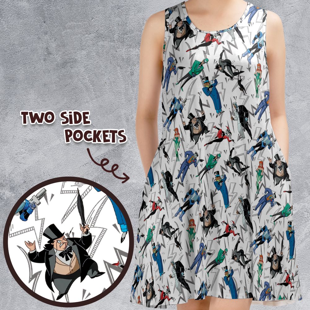 Sleeveless Dress -  - 1