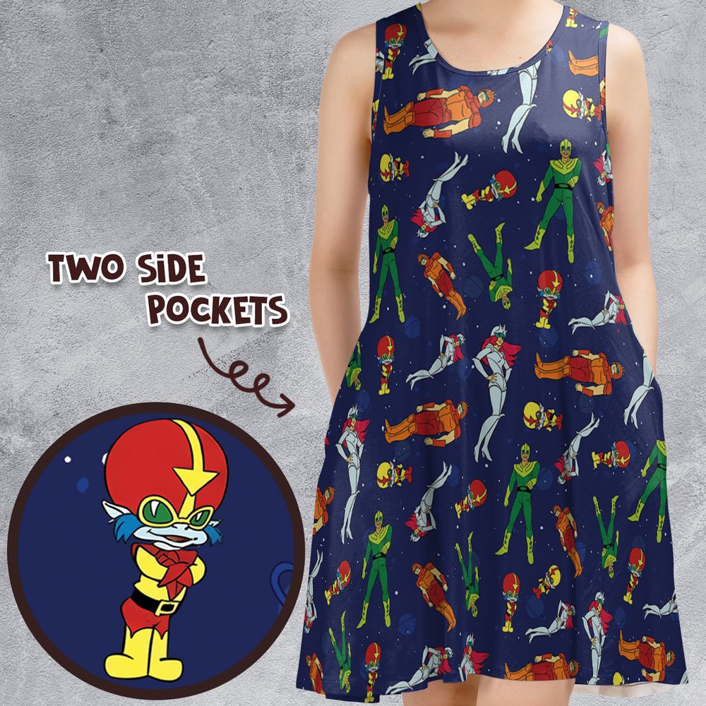 Sleeveless Dress - Q95RX244 -  - 1