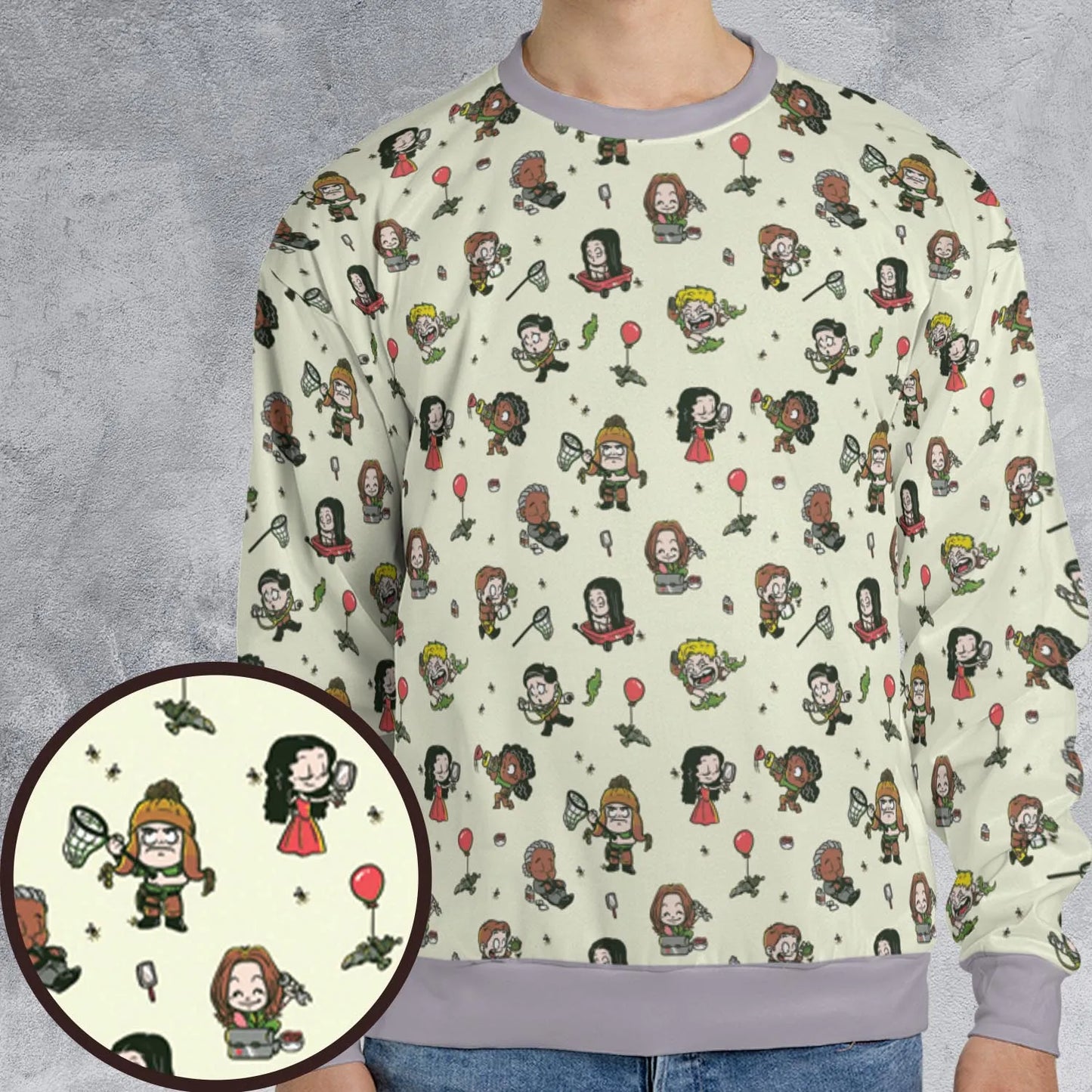 All-over Print Sweatshirt - L8CG38A6