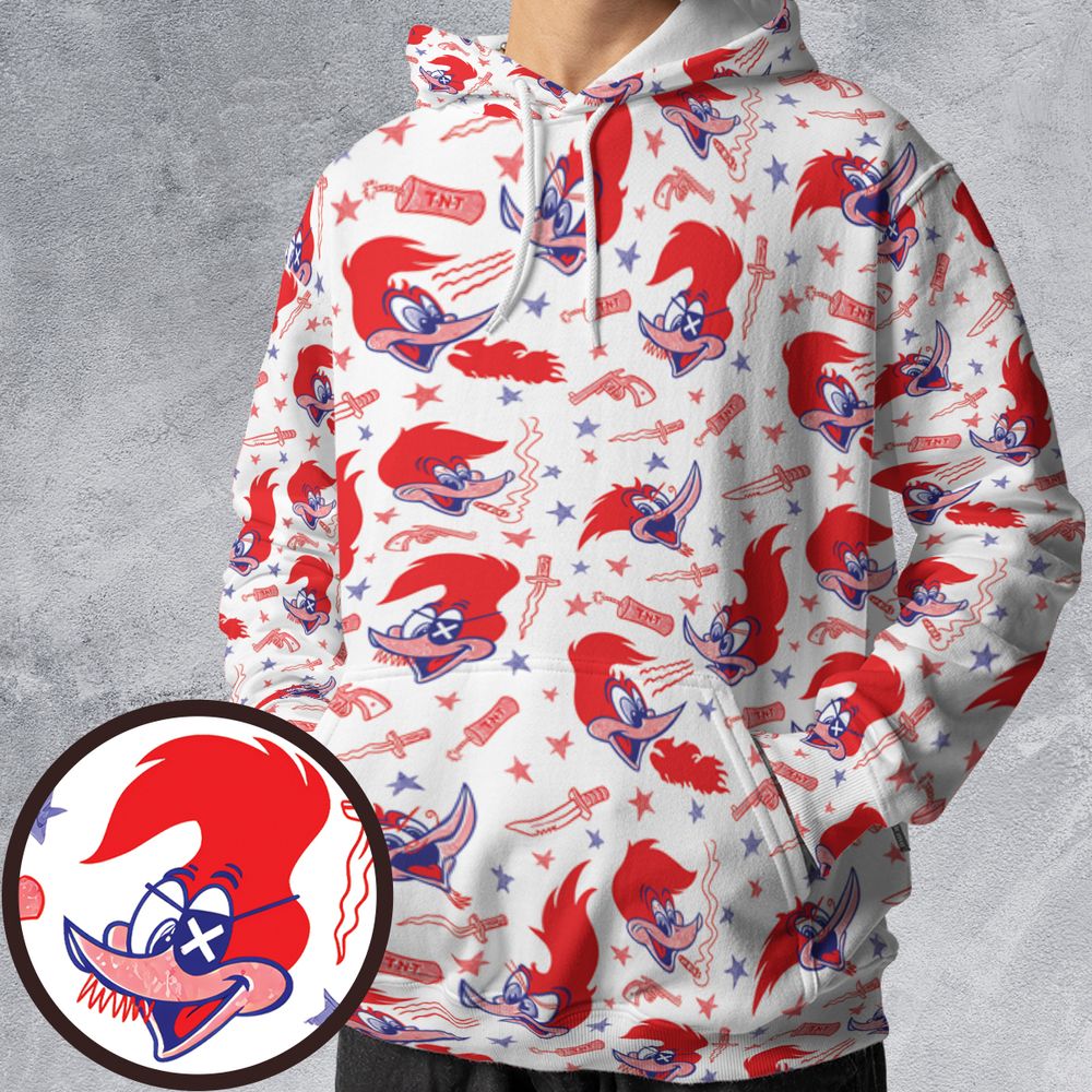 All-over Print Hoodie - UDAY3VMX -  - 1