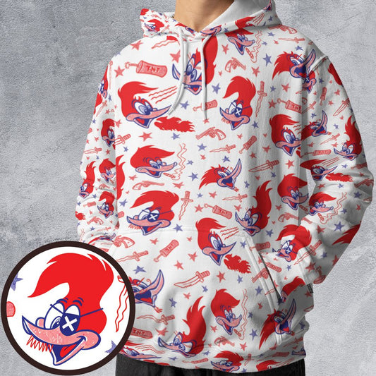 All-over Print Hoodie - UDAY3VMX -  - 1