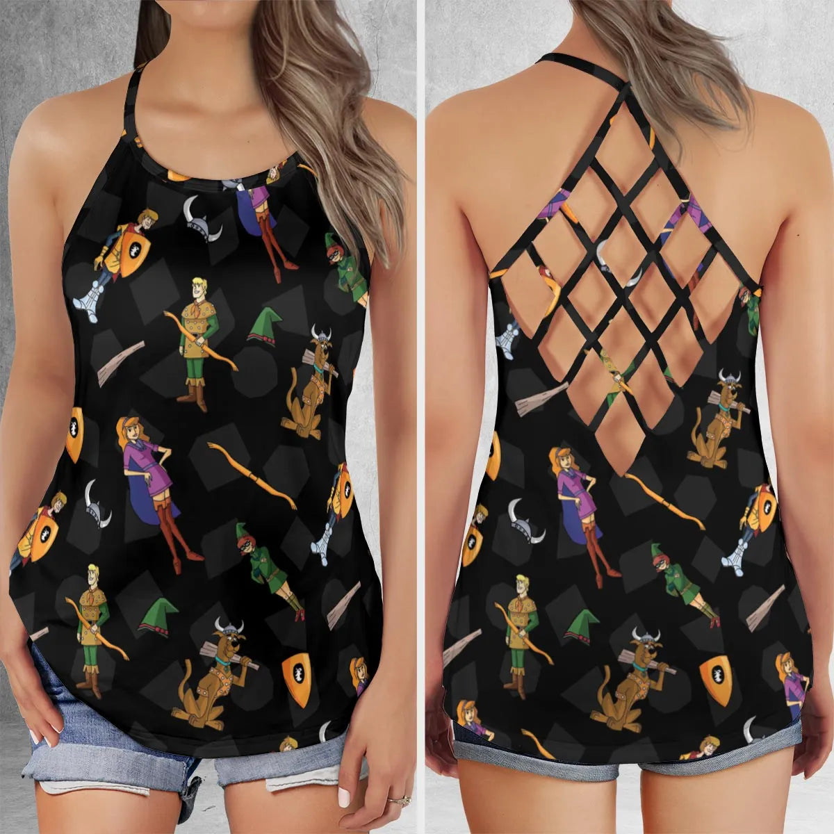 Criss Cross Tank Top - 244M573M