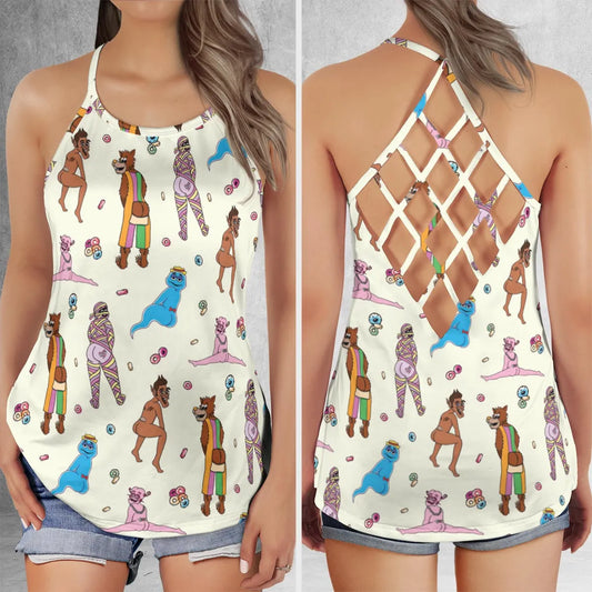 Criss Cross Tank Top - 3H6DLCY4