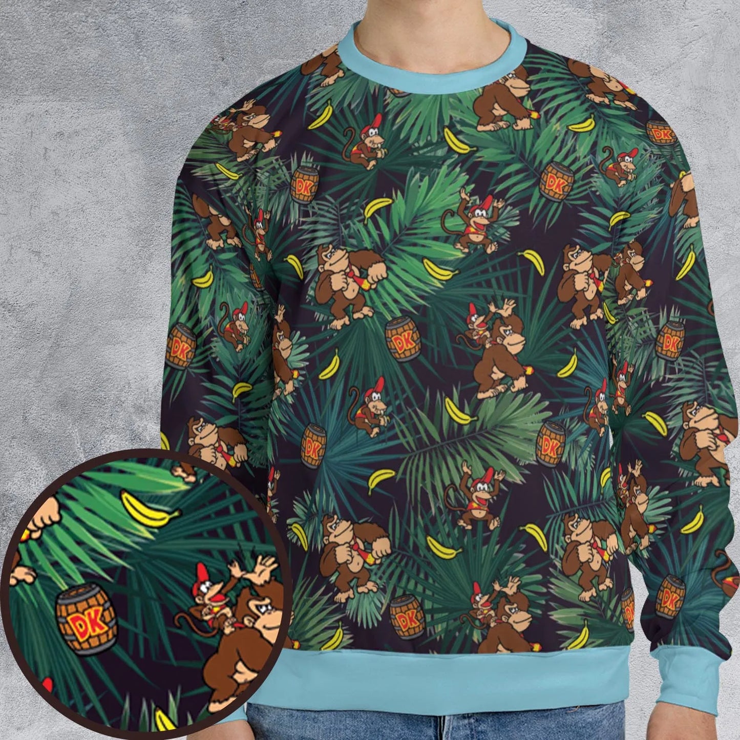 All-over Print Sweatshirt - KWWDHWBY
