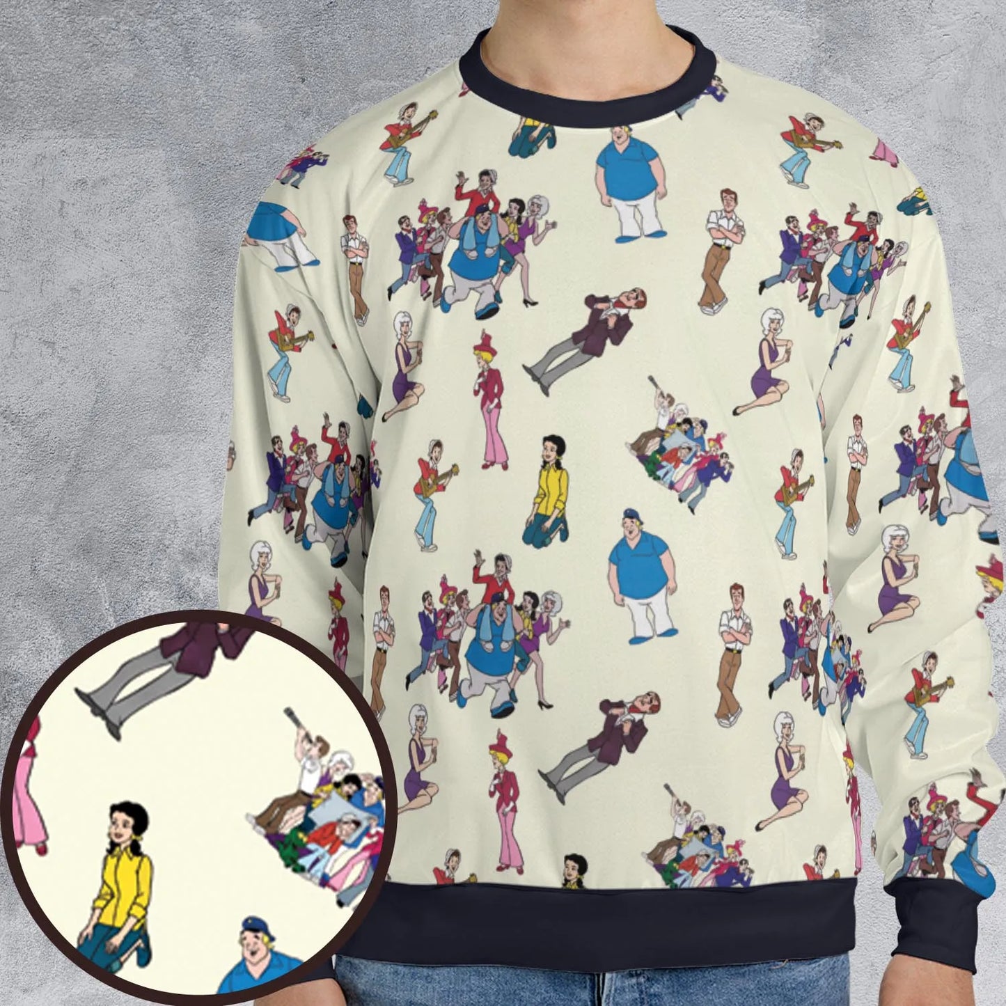 All-over Print Sweatshirt - FJGV6MSS