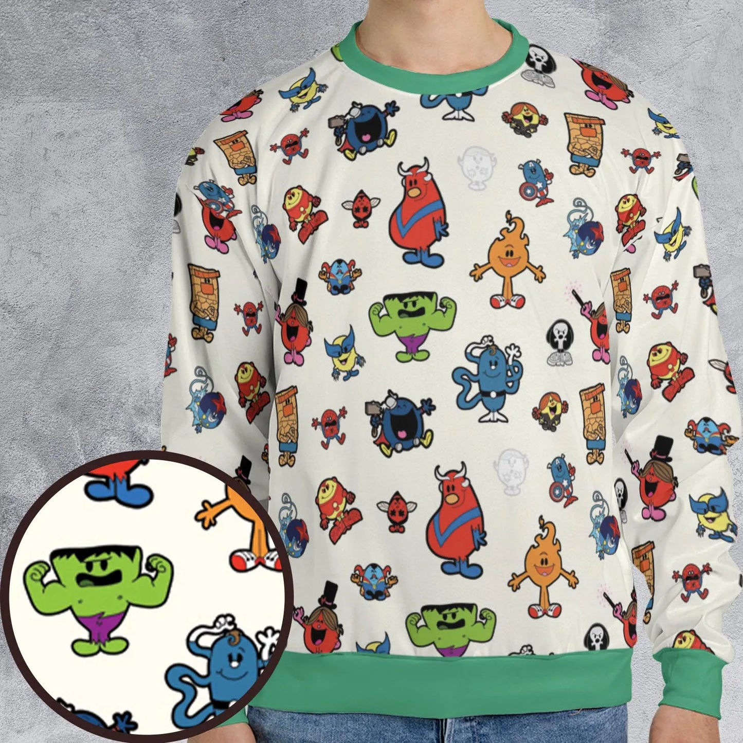 All-over Print Sweatshirt - SW4PJ7DK