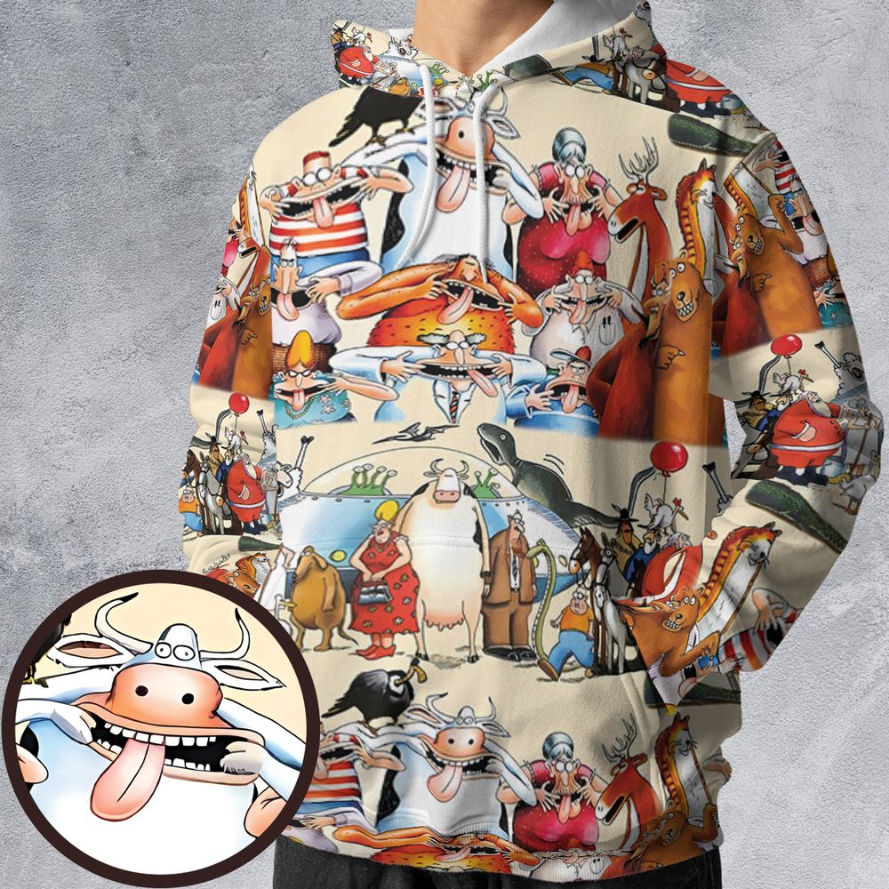 All-over Print Hoodie - RZJKC7QY -  - 1