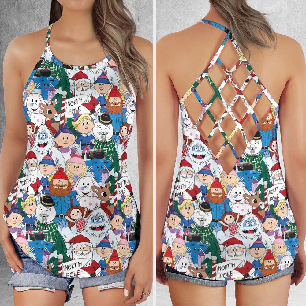 Criss Cross Tank Top - FT3NMXT4 -  - 1