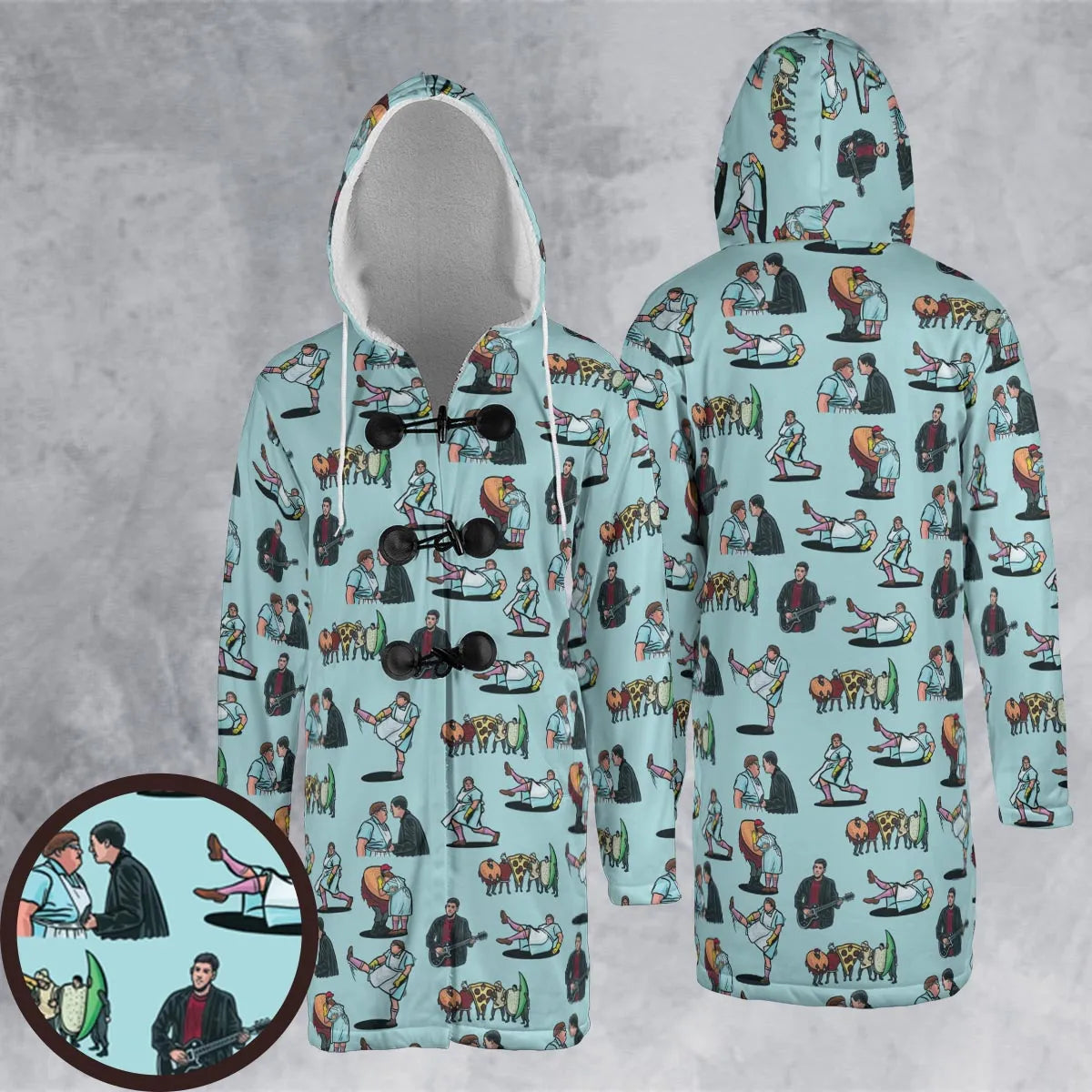 Hooded Cloak Coat - 9CL94ANM